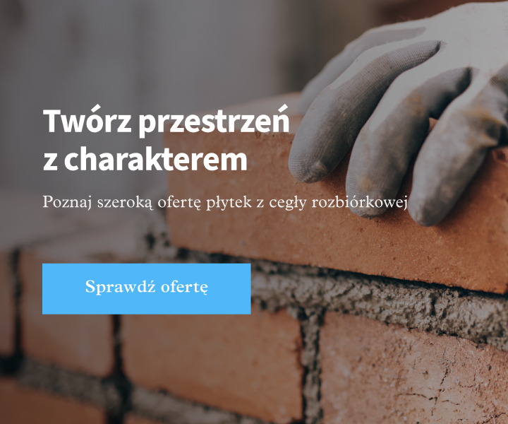 Twórz przestrzeń z charakterem cegły rozbiórkowej